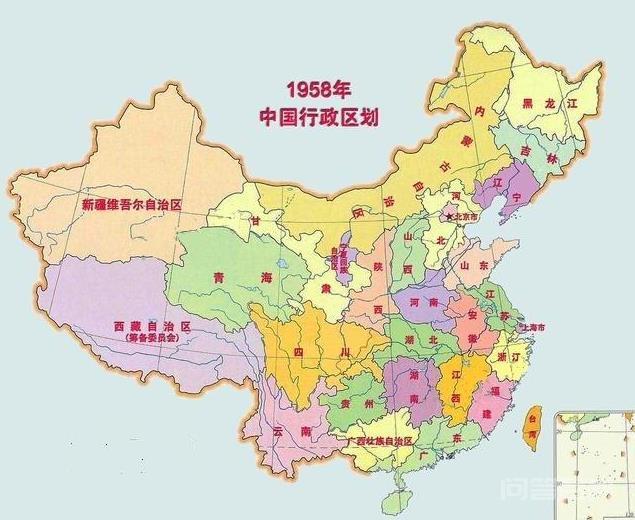 新中国的行政区划地图演变：你最喜欢哪个时代的区划地图插图2