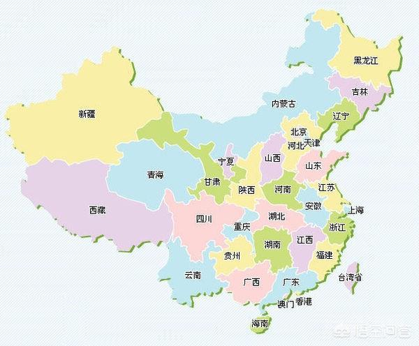 中國34個省級行政區名稱,位置,省會和簡稱?