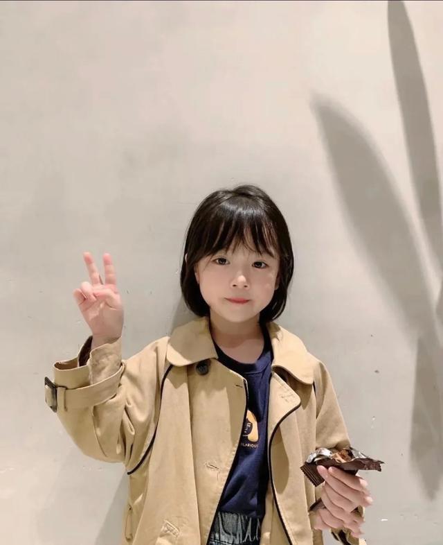 小学生发型女 大童图片