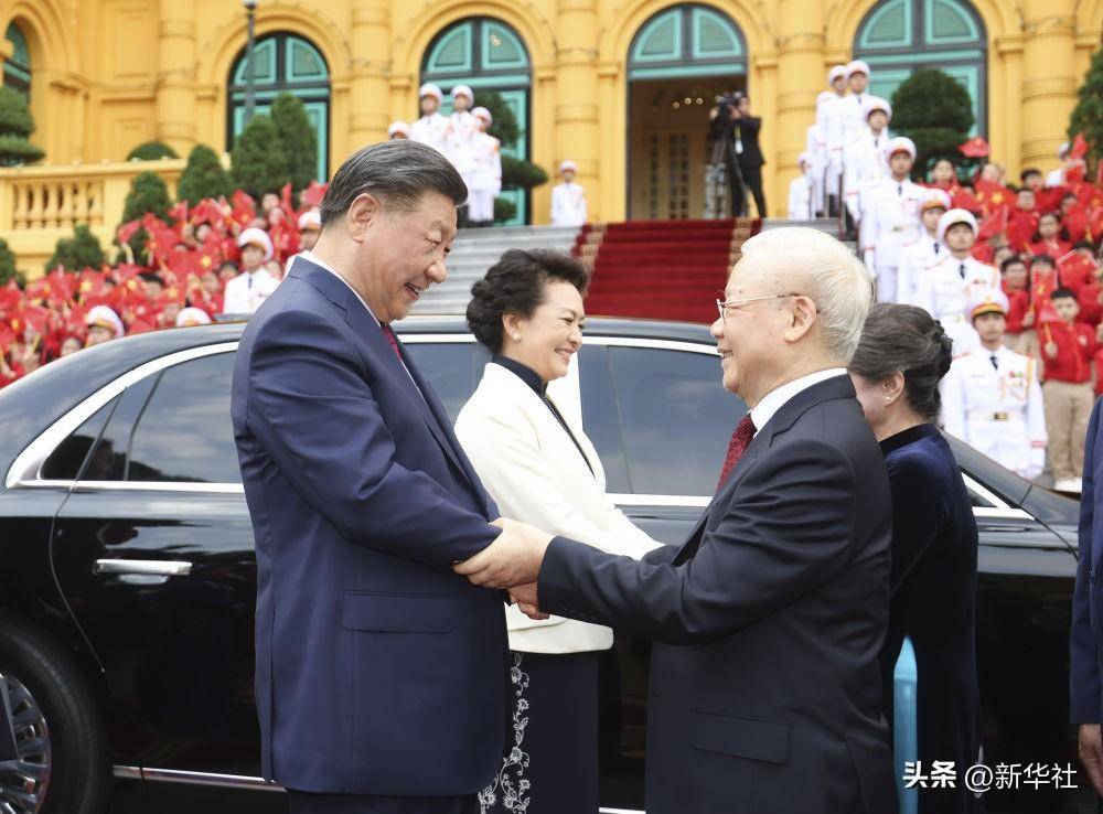 习近平同越共中央总书记阮富仲举行会谈