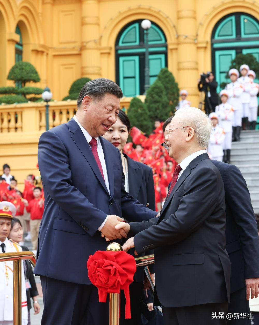 习近平同越共中央总书记阮富仲举行会谈