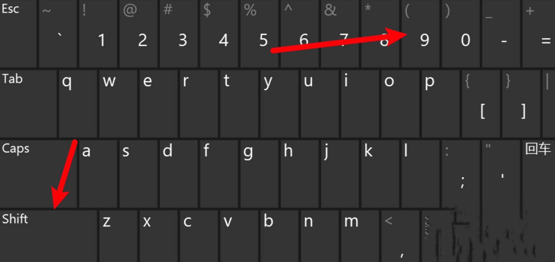 键盘中括号怎么打出来的 键盘括号按哪个键