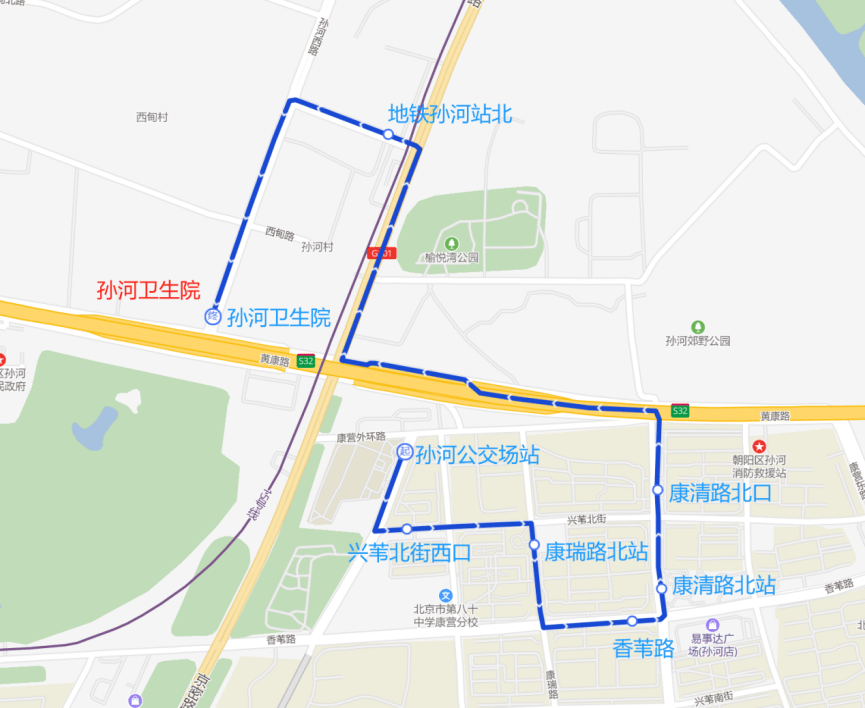 1月2日起，北京试点开通6条通医公交专线，路线图公布