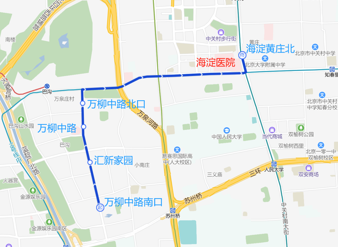 1月2日起，北京试点开通6条通医公交专线，路线图公布