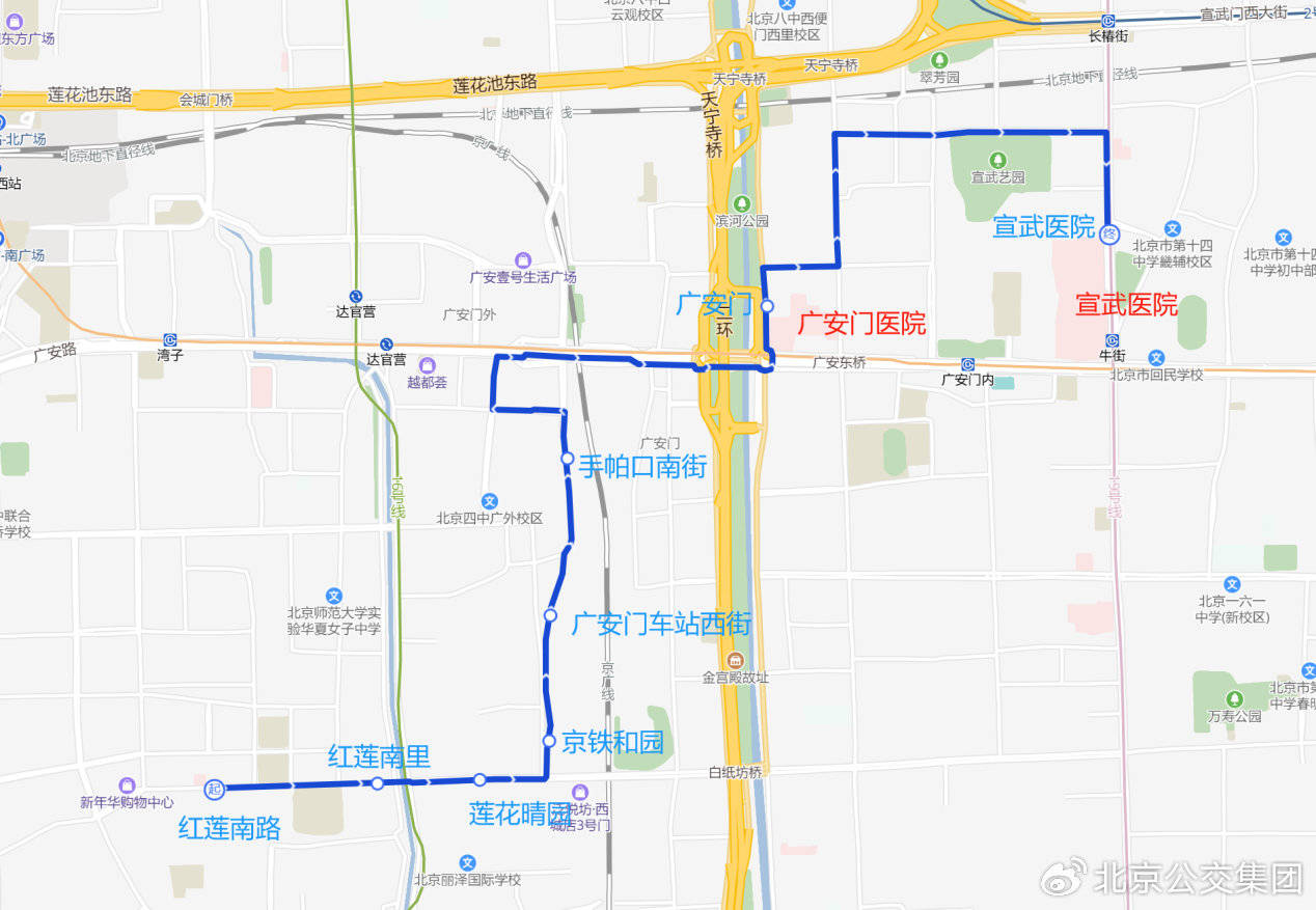 1月2日起，北京公交集团将试点开行6条通医专线