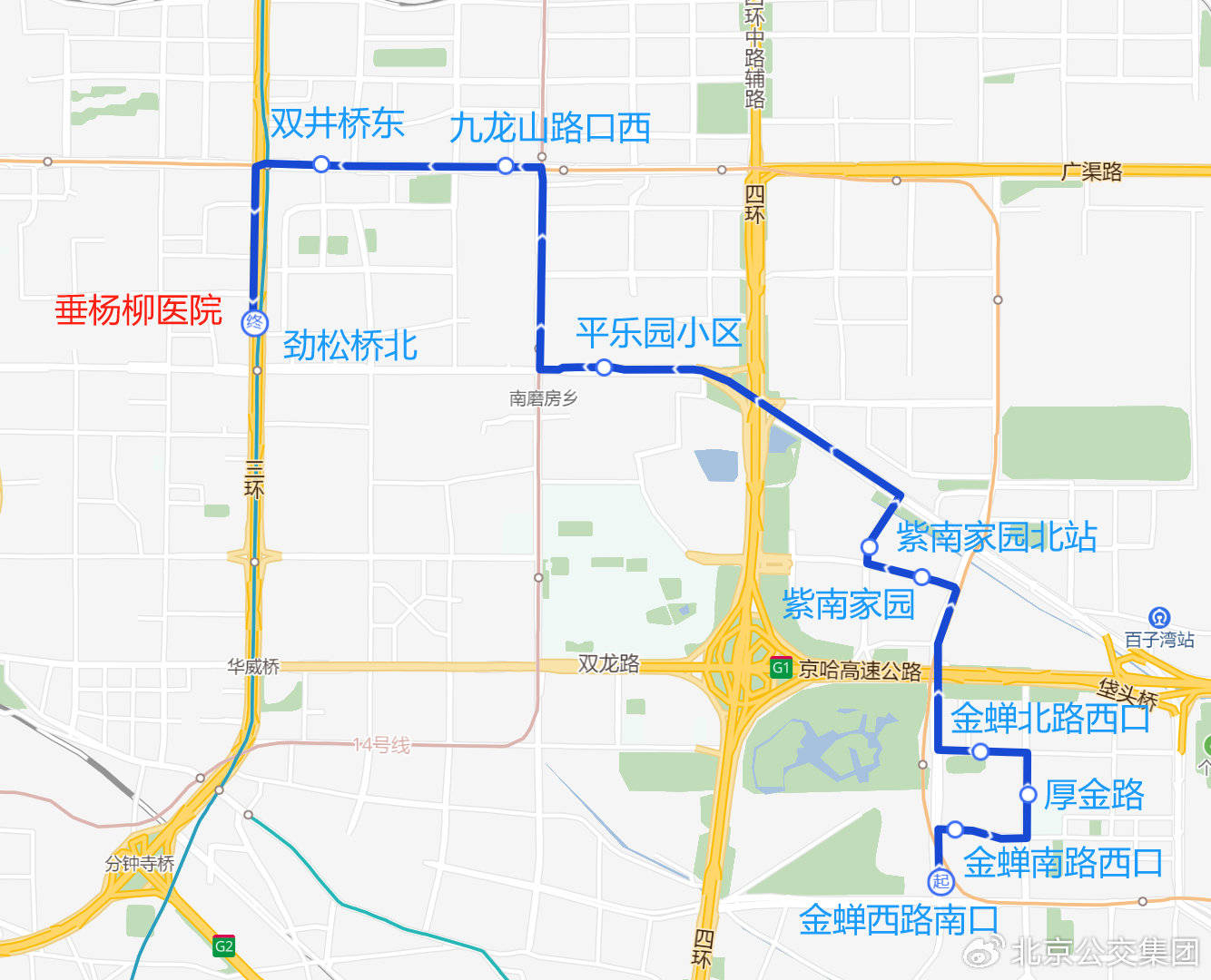 1月2日起，北京公交集团将试点开行6条通医专线